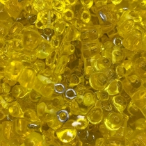Gummy bear charm yellow, per piece